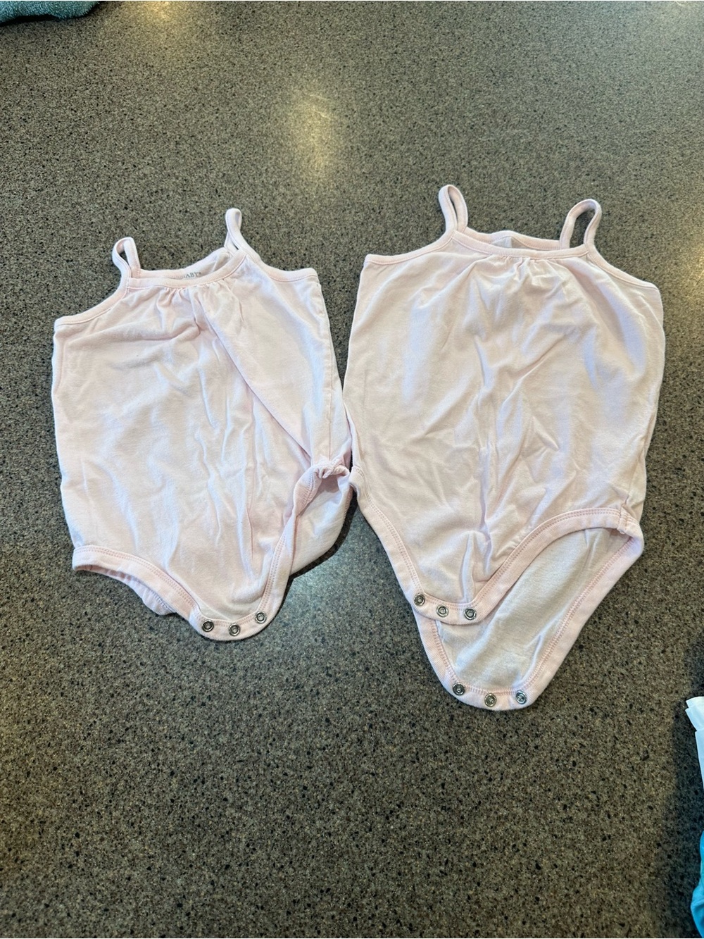 Burt's Bees Light Pink Cotton Snap Bodysuit Pack